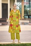 Rosy By Ossm Viscos Vetican Printed Surat Co Ord Set Wholesale Market

